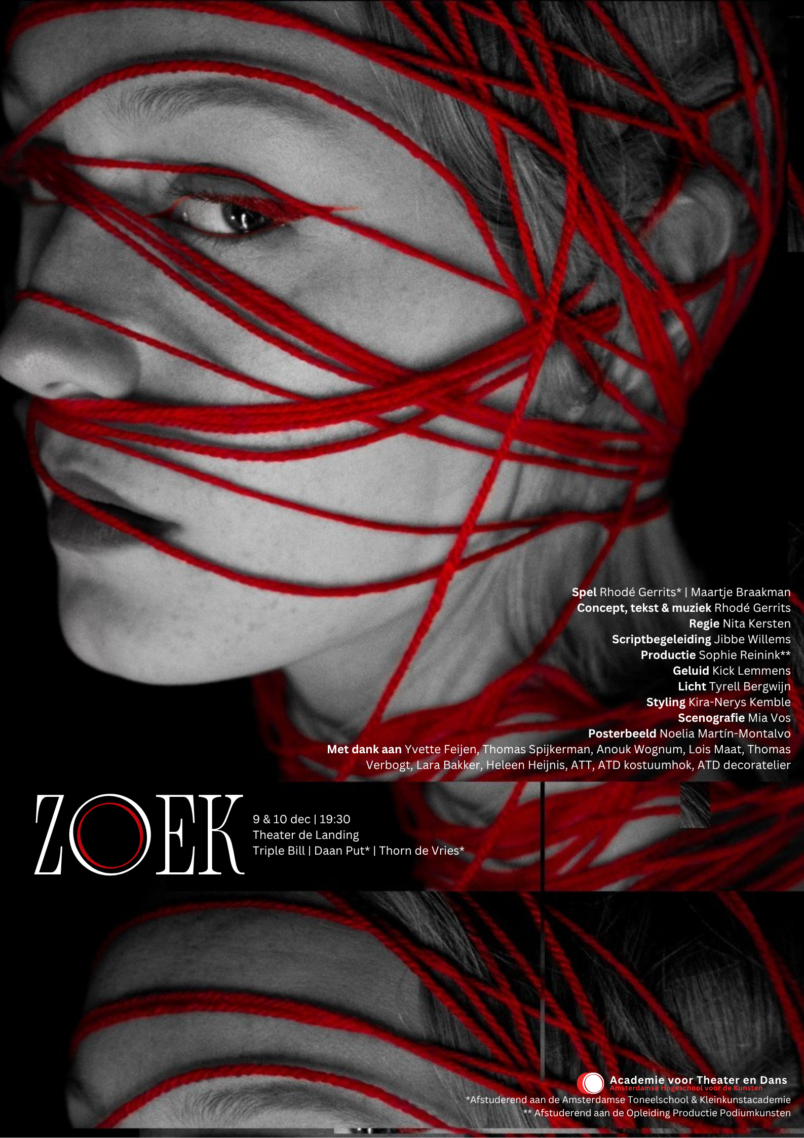 Dec09&10 DL Triple Bill ZOEK Poster